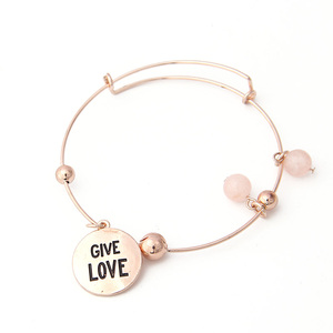 V & R brazalete idiota 3pcs un conjunto de de <span class=keywords><strong>amor</strong></span> de corazón chapado <span class=keywords><strong>en</strong></span> oro rosa ajustable pulsera conjunto - Product Image 2