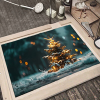 Grand tapis de souris de jeu XXL 90x40CM Design moderne en patchwork Tapis de bureau imperméable avec clavier Accessoire informatique lavable