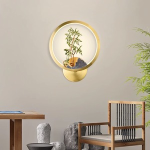 Lámpara de Pared de Estilo Chino Moderno para Dormitorio, Lámpara de Noche Decorativa de Esmalte de Alta Gama, Nueva Obra de Arte para Dormitorio Principal - Product Image 2