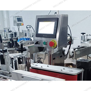 Machine d'étiquetage automatique de bouteilles hexagonales <span class=keywords><strong>360</strong></span> °   Étiqueteuse enveloppante pour bocaux hexagonaux en verre / carrés / contenants irréguliers - Product Image 3