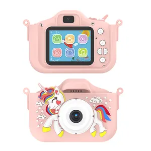 Çocuklar için şarj edilebilir pil kamera en iyi hediye çocuklar kamera mini ucuz video dijital oyuncak toptan çocuklar kamera