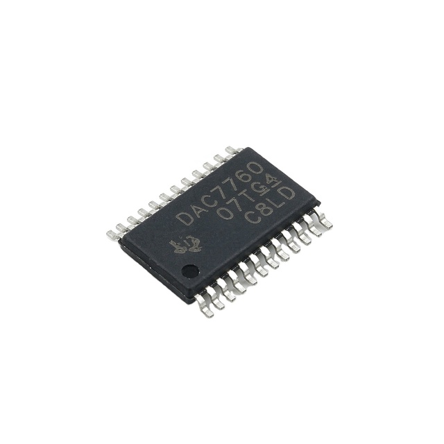 DAC7760IPWPR Single-channel, 12-bit and 16-bit Programmable Current and Voltage Output Digital-to-analog Converter