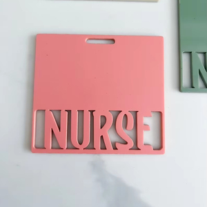 Porta Badge per Infermieri, Porta Tessere per Personale Ospedaliero, Porta Badge in Acrilico per Infermieri d'Emergenza, Infermieri Registriati, Insegnanti, Badge Buddy - Product Image 4