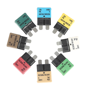 Disjoncteur automatique à profil bas ATC ATO 28V 32V DC 5A à 30A E37 T1 à réinitialisation automatique, fusibles à lame standard pour treuil, bateau, audio - Product Image 3
