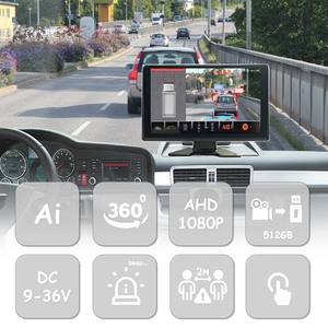 Sistema panorámico AVM DVR del carplay FHD 3D del sistema de vigilancia de la cámara del camión de 360 grados 10,1 - Product Image 2