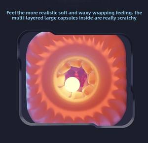 Teleskopisches Vibrations-Sexspielzeug für Männer Masturbator mit Stoßfunktion und Penispropeller Großhandelspreis für Großbestellungen - Product Image 3