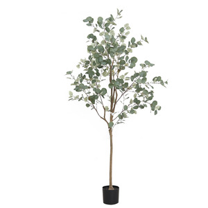 Artificial Eucalyptus <b>Tree</b> 120cm 150cm 180cm High Simulation Silk Flower Floor <b>Standing</b> Potted Plant Home Office Decor - Product Image 5