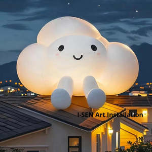 Globo Inflable <span class=keywords><strong>de</strong></span> <span class=keywords><strong>Helio</strong></span> con Iluminación LED para Decoración Colgante <span class=keywords><strong>de</strong></span> Techo, Globo Nube Inflable Colgante Personalizado para Publicidad - Product Image 5