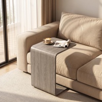 Table d'appoint carrée en acrylique personnalisable, marbre blanc, style moderne et luxueux, pour hôtel, salon, canapé, chambre à coucher, table de chevet