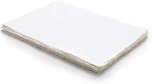 Papel de Acuarela de Algodón Premium con Bordes Irregulares, Papel Artístico de Superficie Rugosa para Pintura de Acuarela, Dibujo e Ilustración - Product Image 5