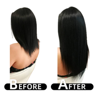 Mèches brésiliennes naturelles Remy lisses, vierges Plus, non traités, 12a, Double dessin, cuticule brute alignée