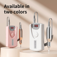 Perceuse à ongles professionnelle portable rechargeable, moteur sans balais 40000 tr/min, machine à polir les ongles pour usage domestique et en salon