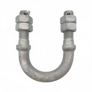 Hot Dip Galvanized U Bolt <b>Power</b> Line Hardware for 10kV Overhead Distribution Line - Product Image 2
