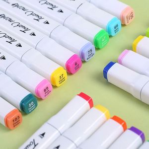 Ensemble de stylos marqueurs à pointe pinceau pour emballage personnalisé, 60/80/168/262 couleurs, pour dessin artistique, peinture, papeterie, ensemble de stylos de couleur - Product Image 3