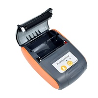 Printer Termal Mini Portabel 58mm dengan Bluetooth untuk Printer Struk Termal Mobile Pos