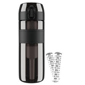 Filtre à <span class=keywords><strong>eau</strong></span> de survie personnalisé, idéal pour la course à pied, la <span class=keywords><strong>randonnée</strong></span>, les voyages, filtre à charbon actif manuel 500 ml, camping-car, voiture, maison - Product Image 1