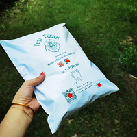 Kustom tahan air mata pakaian kemasan Logo dicetak plastik tas poli mailer mailers tas surat untuk pengiriman pakaian pakaian