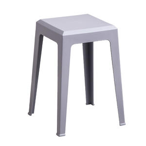 Taburete de Plástico Xitianlong, Cuadrado, Apilable, para Sala de Estar, Baño, Niños, Diseño Moderno y Minimalista - Product Image 5