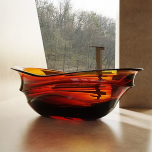 Bán Buôn trong suốt Tùy chỉnh màu bồn tắm freestanding lưu vực trên sân khấu rửa lưu vực cho ngôi nhà khách sạn Salon - Product Image 3