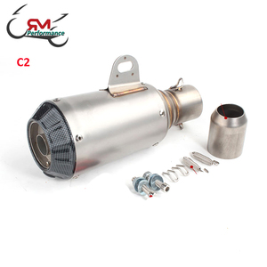 Silencieux D'échappement de moto Pour KTM Duke 390 Ninja <span class=keywords><strong>650</strong></span> <span class=keywords><strong>MT</strong></span>-<span class=keywords><strong>07</strong></span> Silencieux Universel D'échappement 51mm - Product Image 5