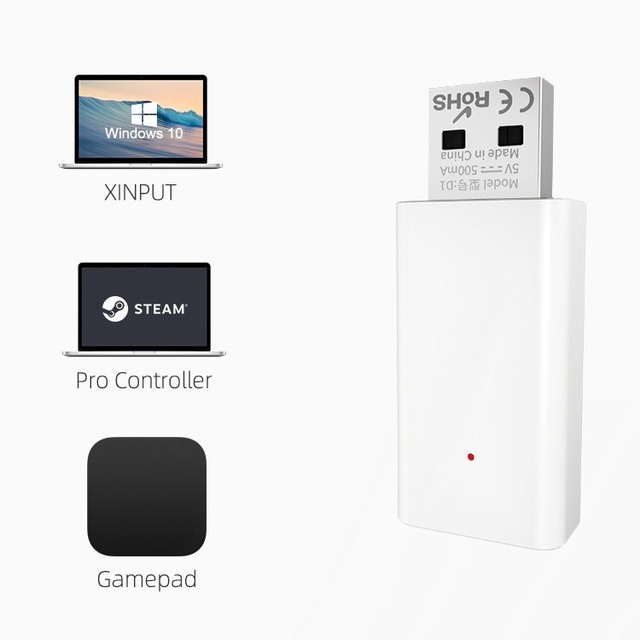Mobapad Bt Receiver 2-in-1 Controller converter for pc steam Android NS Plug and play