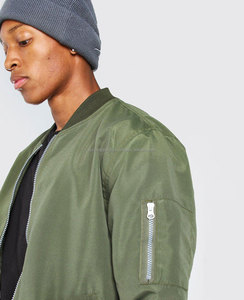 Blouson aviateur léger en polaire polyester réversible, coupe-vent, respirant, anti-taches, personnalisable avec logo, pour homme, vente en gros - Product Image 2