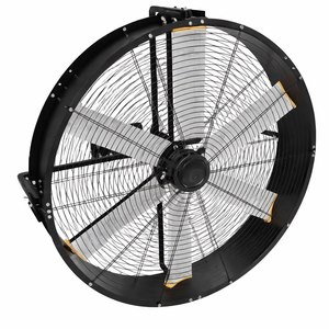 Ventilateur mural industriel à pales en aluminium oscillant de 0,9 m et 1,2 m pour usage en usine – Vente chaude - Product Image 3
