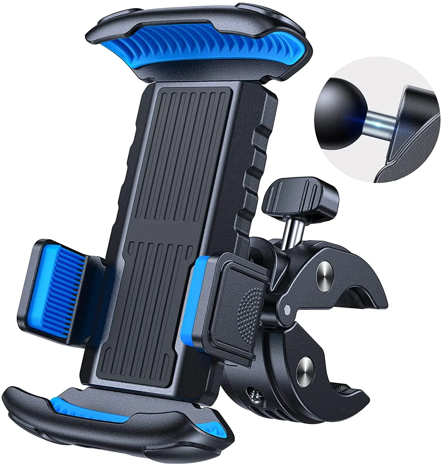 Handlebar Cell Phone Holder for Telephone 13 12 11 S22 S21 & Big Phone Thick Case Friendly Bike Phone Mount Motorcycle