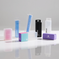 Boîtes d'emballage en plastique PET personnalisées, matériaux imprimés disponibles, boîte cadeau en acétate, emballage en plastique