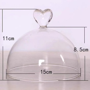 Cúpula de Cristal Transparente Hecha a Mano con Vidrio de Borosilicato de Alta Calidad para Velas Decorativas - Product Image 5