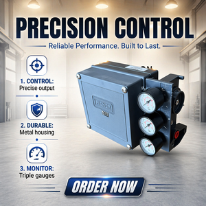 Unidad de Control Neumática de Alta Precisión 3582, 3-15 psi, Señal Analógica Reversible de 0.2-1.0 bar - Product Image 1