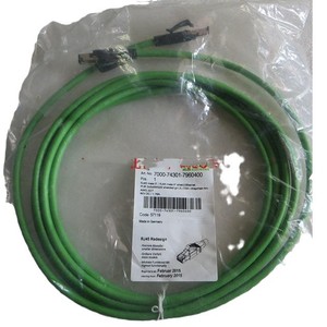 MURR Cat 5e Network <b>Cable</b> 2x2xAWG22 7 Stranded <b>RJ45</b> to <b>RJ45</b> Green PUR Jacket Germany Made - Product Image 5