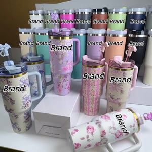 Weiteli <span class=keywords><strong>Stan</strong></span> Vente en gros Meilleure vente 1:1 Original 14oz/40oz Bouteille isotherme et thermos StanLCup Love H2.0 avec poignée - Product Image 2