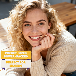 Krachtig middel tegen nicotineverlangen, gearomatiseerde tandenstokers met een rijke en langdurige smaak, een perfect kerstcadeau. - Product Image 5