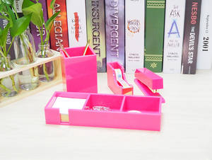 Huisen <span class=keywords><strong>caldo</strong></span> di vendita di alta qualità acrilico di <span class=keywords><strong>plastica</strong></span> rosa cucitrice <span class=keywords><strong>per</strong></span> l'ufficio - Product Image 6