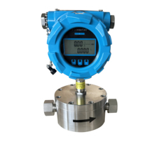 Débitmètre à micro-engrenages en acier inoxydable, précision 0,5 % 0,2 %, affichage numérique LCD PD pour diesel, huiles combustibles, eau