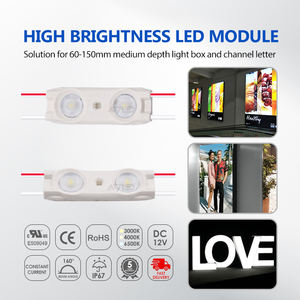 2 Módulos LED para Letreros, 0.96W, 6500K, Luz Blanca Impermeable Decorativa para Caja de Luz Publicitaria, Letras con Cinta Adhesiva en la Parte Posterior - Product Image 6