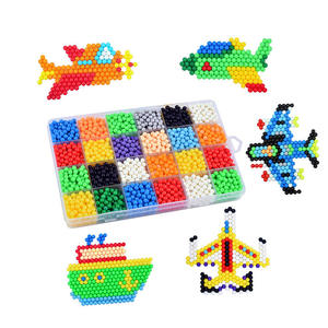Wholesale Custom Handmade Puzzle Multi Colors Kids Education Magic <b>Beads</b> Toys Sticky Fuse <b>Beads</b> <b>Kit</b> Magic Sticky <b>Beads</b> for Kids - Product Image 2