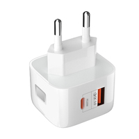 Produk penjualan terbaik 2023 20W PD tipe-c pengisi daya Cepat telepon seluler pengisi daya Cepat adaptor PD dengan kabel kabel USB