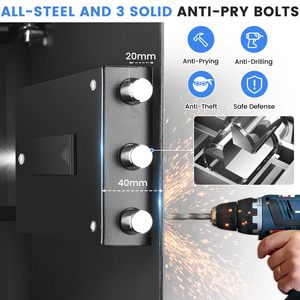 5.0 cuft nhà lớn két an toàn kỹ thuật số an ninh tài liệu an toàn với <span class=keywords><strong>LCD</strong></span> lập trình bàn phím - Product Image 4