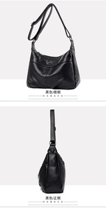 Bolso grande de mujer, bolso de mano de cuero PU suave a la moda, bolso informal, versátil, de gran capacidad, bolsos de hombro portátiles - Product Image 4