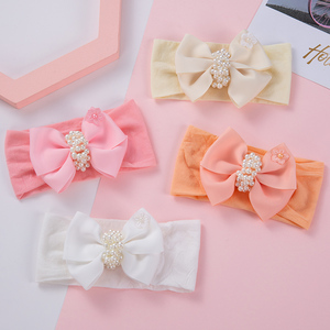 Baby Parel Lint Haarstrikken Brede Hoofdband Meisjes Elastische Haarband Voor Kinderen Headwrap Kids Haaraccessoires - Product Image 3