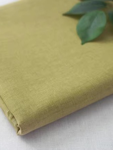 Tela de Lino y Algodón Suave de Color Sólido, Material Fino de Algodón Puro para Camisas y Ropa de Verano, Piezas de Tela con Descuento al por Mayor - Product Image 4