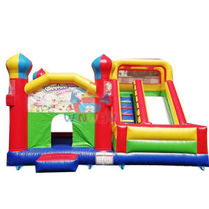 Comercial Wet Dry Bouncer Slide Combo Inflable Bouncy Moonwalk Jumping Castle Bounce House para niños adultos - Product Image 1