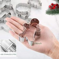 Ensemble de 8 emporte-pièces de Noël en acier inoxydable, résistants au lave-vaisselle et au four, outil de cuisine écologique