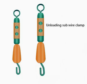 Clip de sous-fil de déchargement à ressort avec tampon de connecteur à huit anneaux en silicone - Product Image 1