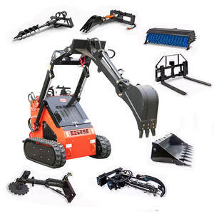 यूरो 5 स एपा स्टैंडिंग प्रकार की इंजीनियरिंग मशीनरी मिनी स्किड, लोडर मिनी लोडर डीज़ल - Product Image 1