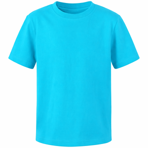 T-shirt Estiva da Uomo con Collo Rotondo, 65% Poliestere 35% Cotone, Ottimo Prezzo, Personalizzabile OEM, Colletto a Costine, <span class=keywords><strong>Polsini</strong></span> a Doppio Ago - Product Image 4
