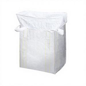 Bolsas a granel FIBC de PP de 1 tonelada, de polipropileno tejido, de alta resistencia, con fondo plano, cierre tipo Duffle, doble correa de estivado, capacidad personalizable - Product Image 2