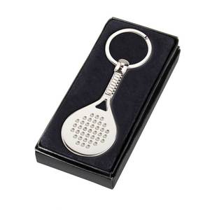 Porte-clés personnalisé en métal pour raquette de padel, mousqueton tendance en alliage de zinc et aluminium pour voitures - Product Image 3